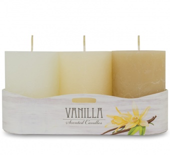 Pl vanilinis kremas „Candle 3 pack“ aromatas
